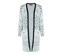 Mymo Strickjacke Frauen weiss schwarz XS