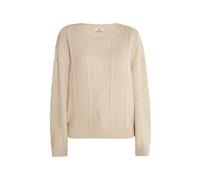Mymo Strickpullover Damen Creme M