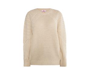Mymo Strickpullover Damen Creme XS