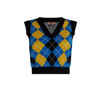 Mymo strickpullunder Damen Schwarz Blau Mehrfarbig XL