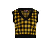 Mymo strickpullunder Damen Schwarz Gelb M