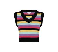 Mymo strickpullunder Damen Schwarz Mehrfarbig S