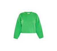 MyMo Sweatshirt Damen Baumwolle grün, S