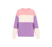 Mymo Sweatshirt Frauen Beige Lila Mehrfarbig L