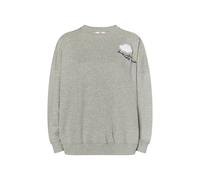 Mymo Sweatshirt kurz Damen grau melange XS