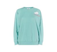 Mymo Sweatshirt mit Rundhalsausschnitt Damen Aqua M