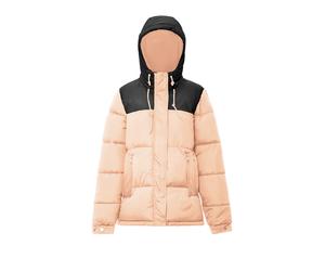 Mymo Wattierte Steppjacke Damen Pfirsich Schwarz XS