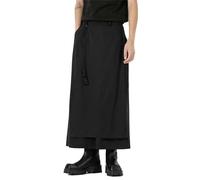 Mymyguoe Japanische Weiche Yogahose Herren Hakama-Kung-Fu-Hose Hakama-Kung-Fu-Hose Aus Für Herren Mit Weitem Saum Wushu-Kimono Chinesische Weithose Hip Hop Baggy Hose