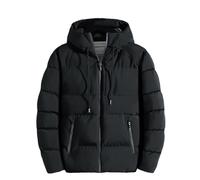 Mymyguoe Puffer Jacke Herren Damen Glänzend Winterjacke Kapuzenjacke Warm Kurz Casual Steppjacke Daunenjacke Winter Y2K Reißverschluss Metall Glänzende Windjacke Parka Outdoorjacke Arbeitsjacke