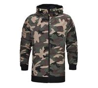 Mymyguoe Sweatshirt Jacke Herren Camouflage Kapuzenpullover Sweatjacke Hoody Mit Kapuze Taktische Sportjacke Mit Reißverschluss Kapuzenshirt Kapuzenjacke Sommer Jacket Fitness Jogging Freizeitjacke