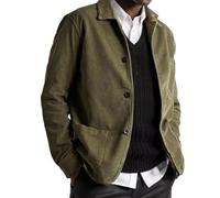Mymyguoe Vintage Cordhemd Herren Hemdjacke Cordjacke Beiläufig Übergangsjacke Bequem Cord Jacke Langarm Oversized Sweatjacke Lässige Hemd Jacke Freizeithemden Arbeitshemd Bügelfrei Jacken Cardigan
