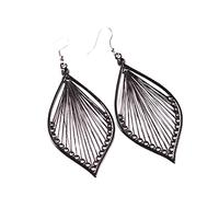 Mypace 925 Silber Gold Set Creolen hängende Ohrringe Für Damen Neue 1 Paar Mode Frauen Legierung Blatt Stud Baumeln Ohrringe Eardrop Schmuck Neu