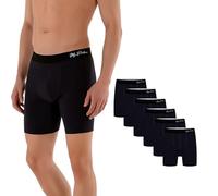 Myproblems Langes Bein 6er Pack Baumwolle Schwarz Boxershorts Unterwäsche Herren S-XXL Männer Unterhosen (DE/NL/SE/PL, Alphanumerisch, XL, Regular, Regular, 6, Dunkelblau)