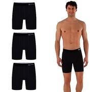 Myproblems Langes Bein Baumwolle Boxershorts Unterwäsche Herren S-XXL Männer Unterhosen verlängertes Hosenbein nachhaltig ohne kratzenden Zettel (3, 3XL) (as3, Alpha, m, Regular, Regular, Blau)