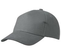 Myrtle Beach 5 Panel Cap Heavy Cotton, Farbe:dark grey