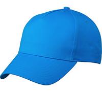 Myrtle Beach 5 Panel Cap mit ungebürsteter Oberfläche MB6117, Farbe:Atlantic;Größe:One Size