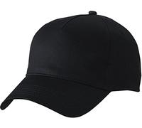 Myrtle Beach 5 Panel Cap mit ungebürsteter Oberfläche MB6117, Farbe:Black;Größe:One Size
