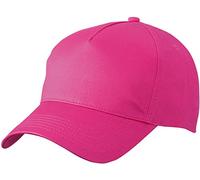 Myrtle Beach 5 Panel Cap mit ungebürsteter Oberfläche MB6117, Farbe:Pink;Größe:One Size