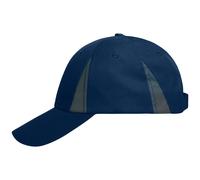 myrtle beach 6 Panel Kappe mit reflektierenden Elementen MB6225 Einheitsgröße navy