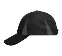 myrtle beach 6 Panel Kappe mit reflektierenden Elementen MB6225 Einheitsgröße schwarz