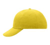 myrtle® beach 6 Panel Raver Cap MB6111, gelb 1 Stück, Farbe: gelb
