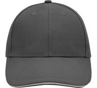 myrtle beach 6 Panel Sandwich Cap | graphite/light-grey