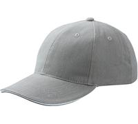 Myrtle Beach 6 Panel Sandwich Cap in Kontrastfarben Gr. One Size, Multicoloured - Dark Grey/White