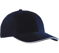 Myrtle Beach 6 Panel Sandwich Cap in Kontrastfarben Gr. One Size, Multicoloured - Navy/White
