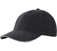 Myrtle Beach 6 Panel Sandwich Cap in Kontrastfarben MB024, Farbe:Graphite/Light Grey;Größe:One Size