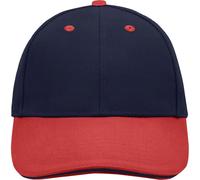 myrtle beach 6 Panel Sandwich Cap | navy/red/navy