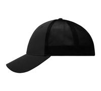Myrtle Beach (Daiber) Elastic Fit Netz-Cap MB6215 - Schwarz / schwarz | L/XL