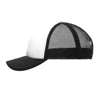 Myrtle Beach (Daiber) Kinder 5-Panel Kappe MB071 - Weiß / schwarz | uni für Kinder
