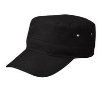 Myrtle Beach (Daiber) Kinder Militärkappe Military MB7018 - Schwarz | uni für Kinder