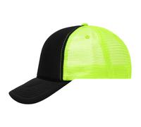 Myrtle Beach (Daiber) Retro Trucker Cap MB6550 - Schwarz / neon gelb