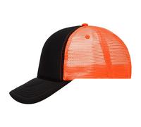 Myrtle Beach (Daiber) Retro Trucker Cap MB6550 - Schwarz / neon orange