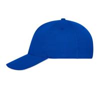 Myrtle Beach (Daiber) Sandwich-Kappe aus Bio-Baumwolle MB6238 - Königsblau / weiß