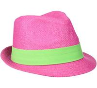 Myrtle Beach Hut Street Style, Fuchsia/Lime-Green, S/M, MB6564 fulg