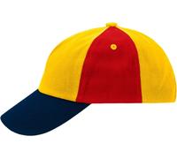 Myrtle Beach Kinder 5-Panel Kappe Klassische Cap MB7010 gold/royal/red/navy one size