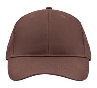myrtle beach Klassisches 6 Panel Cap mit gebürsteter Oberfläche MB6118 Gr. one size brown