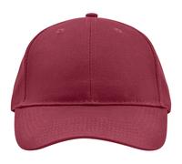myrtle beach Klassisches 6 Panel Cap mit gebürsteter Oberfläche MB6118 Gr. one size burgundy