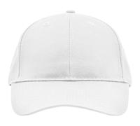 myrtle beach Klassisches 6 Panel Cap mit gebürsteter Oberfläche MB6118 Gr. one size white
