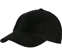 Myrtle Beach klassisches 6 Panel Raver Cap laminiert mb6128 Gr. One Size, schwarz - schwarz