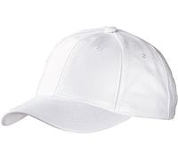 Myrtle Beach klassisches 6 Panel Raver Cap laminiert mb6128 Gr. One Size, weiß - weiß