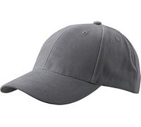 Myrtle Beach klassisches Cap mit laminierten Frontpanels mb016 Gr. One Size, Dunkelgrau