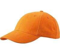 Myrtle Beach klassisches Cap mit laminierten Frontpanels mb016 Gr. One Size, orange - orange
