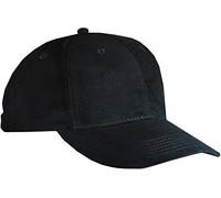 Myrtle Beach klassisches Cap mit laminierten Frontpanels mb016 Gr. One Size, schwarz - schwarz