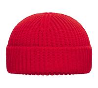 myrtle beach modische Strickmütze mit Umschlag MB7408 Gr. onesize red