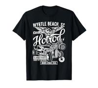 Myrtle Beach SC Hotrod Vintage Style Auto Motorrad Design T-Shirt