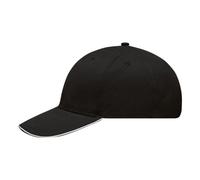 Myrtle Beach Schirmmütze »Sandwich Cap Light Brushed MB6541« schwarz