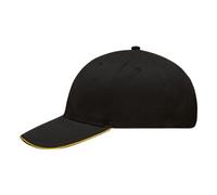 Myrtle Beach Schirmmütze »Sandwich Cap Light Brushed MB6541« schwarz